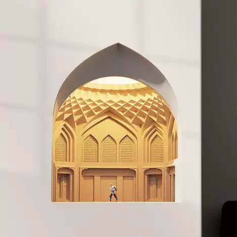 Ý tưởng trang trí cột nhà đẹp phong cách lâu đài Ba Tư