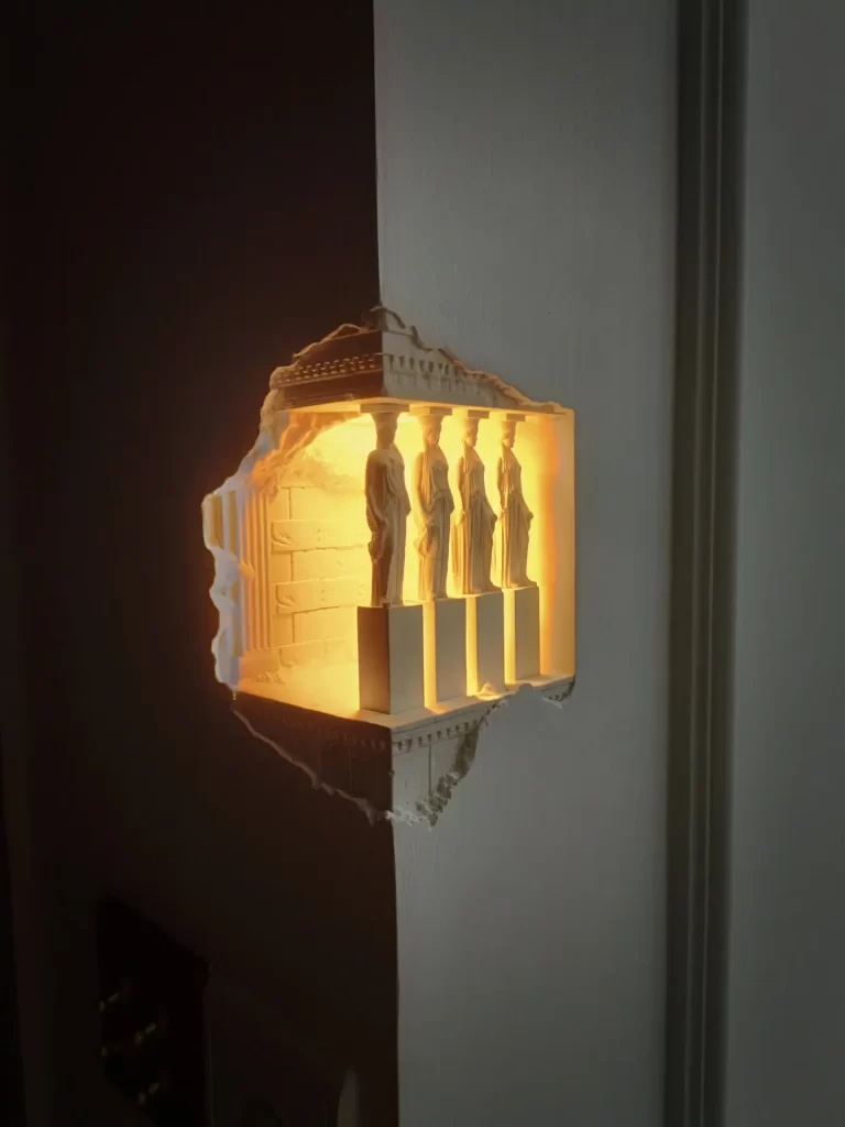 đèn trang trí cột nhà